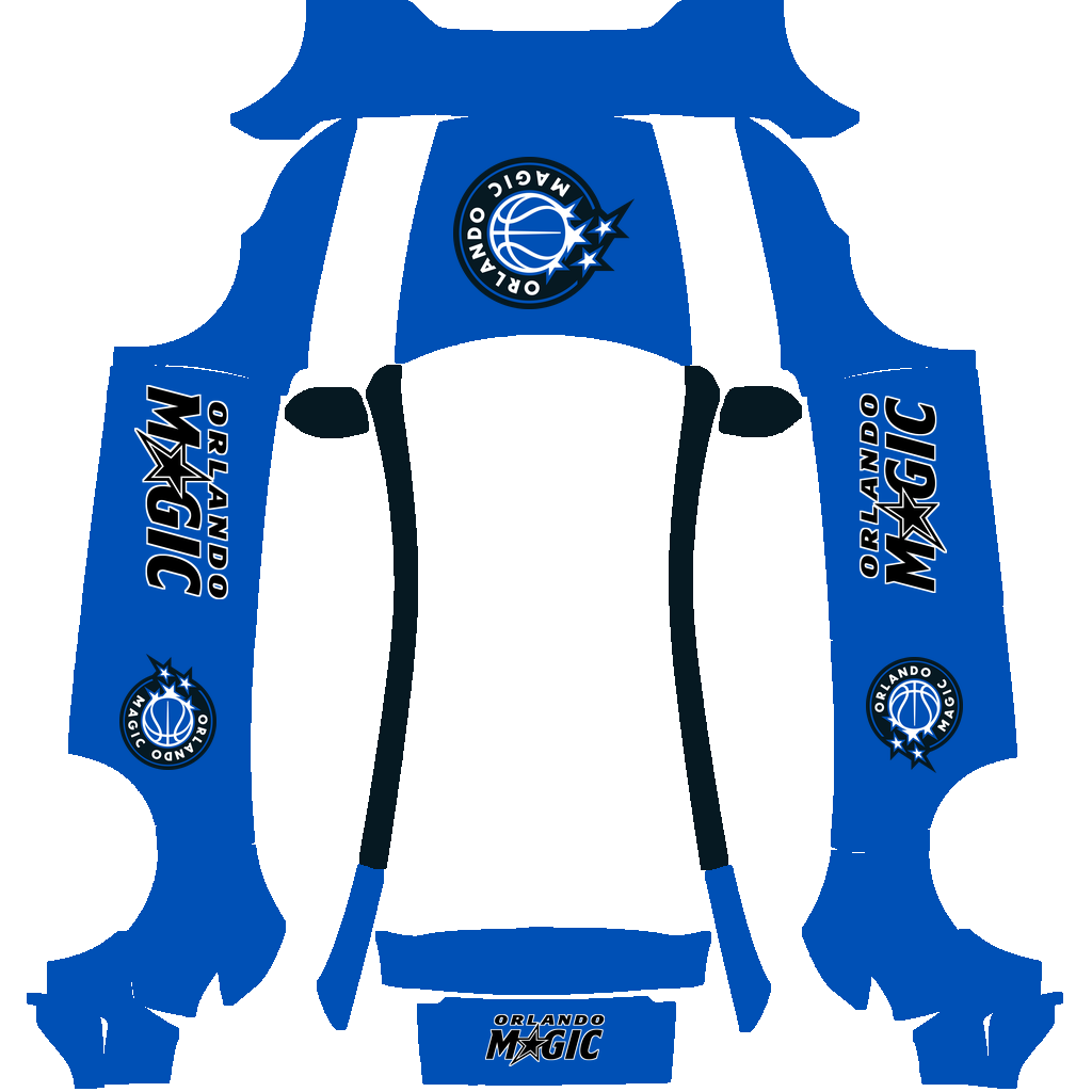 Orlando Magic Paint Shop wrap