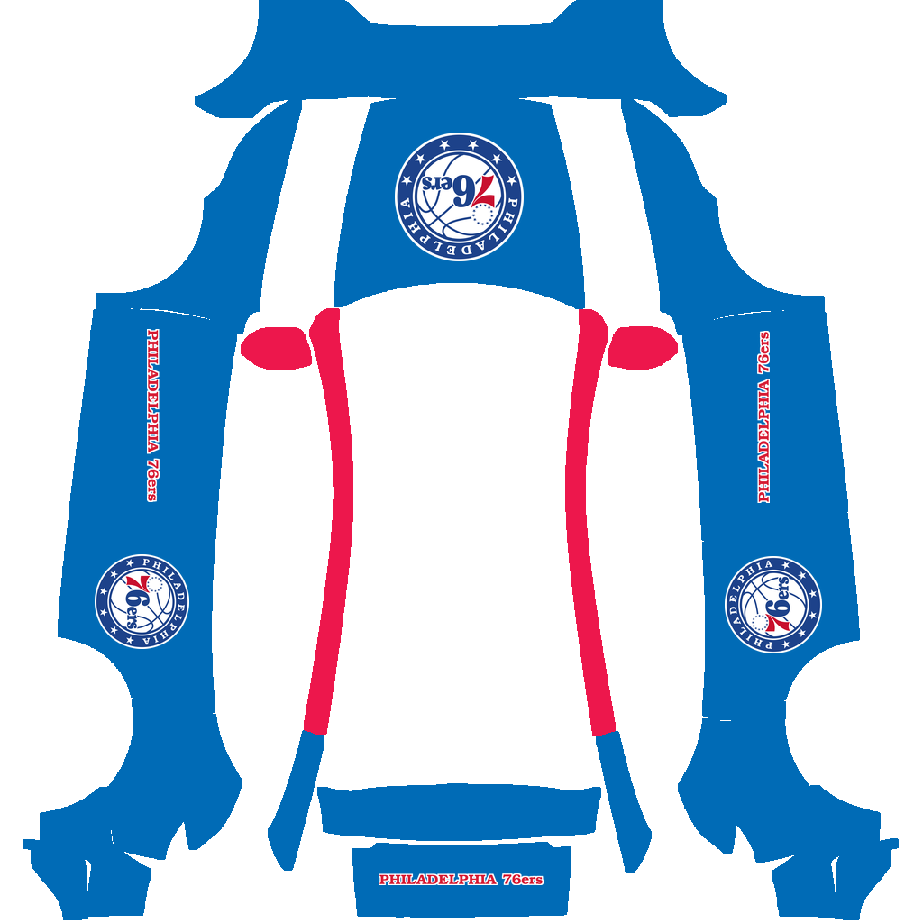 Philadelphia 76ers Paint Shop wrap