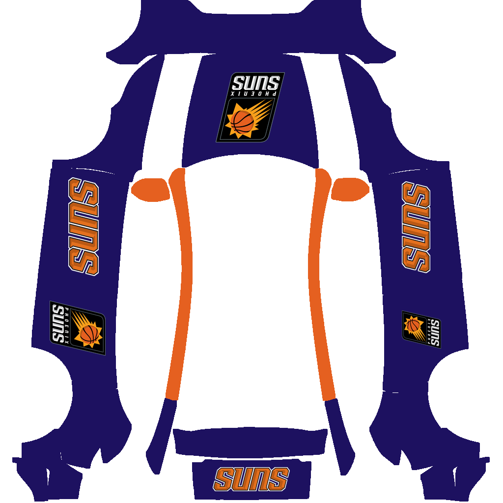 Phoenix Suns Paint Shop wrap