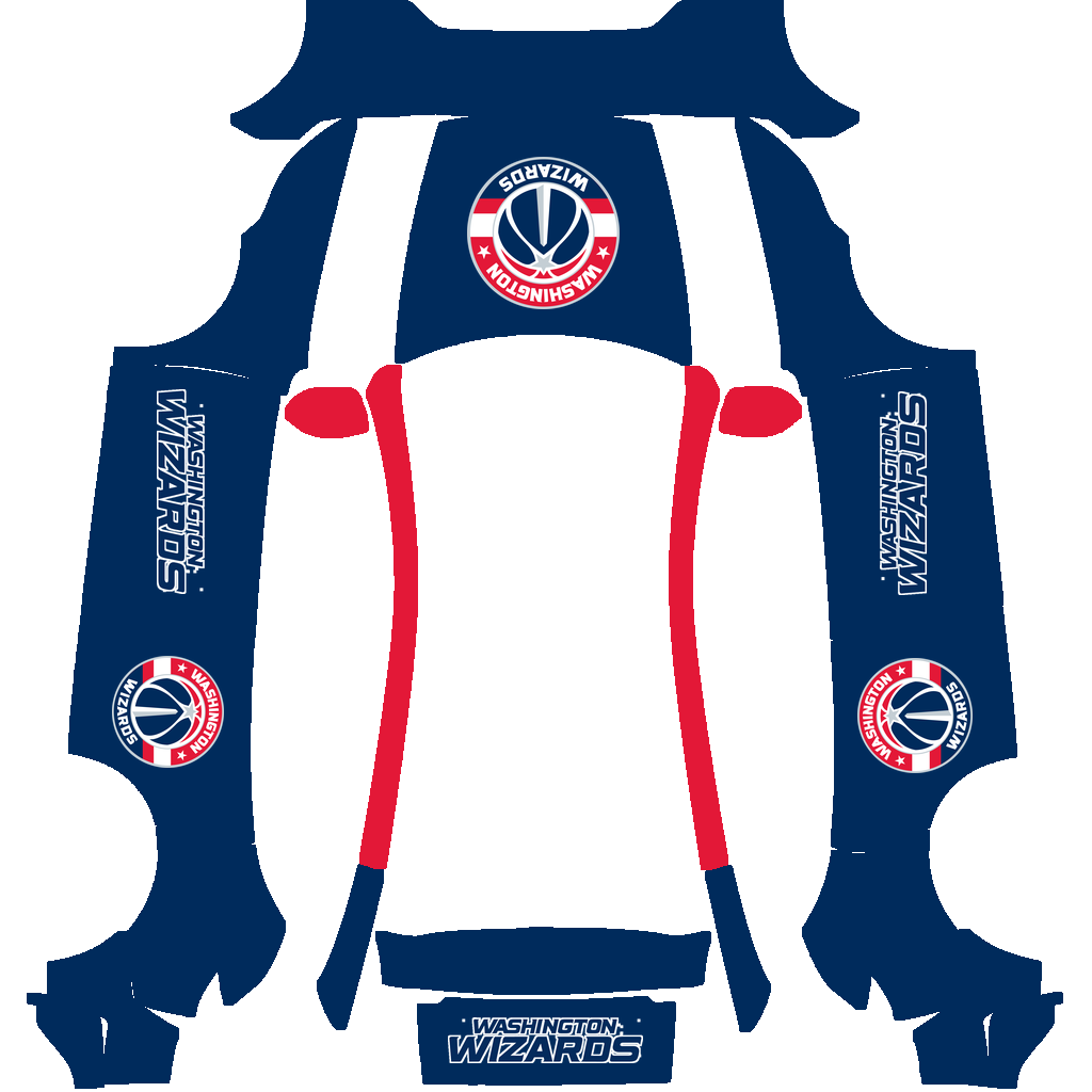 Washington Wizards Paint Shop wrap