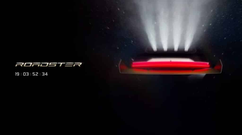 roadster countdown to launch