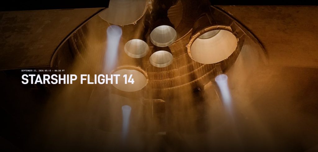 starship flight 14