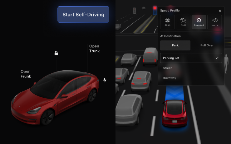 Start Self-Driving from Park release note