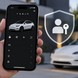 tesla mobile app passkey support