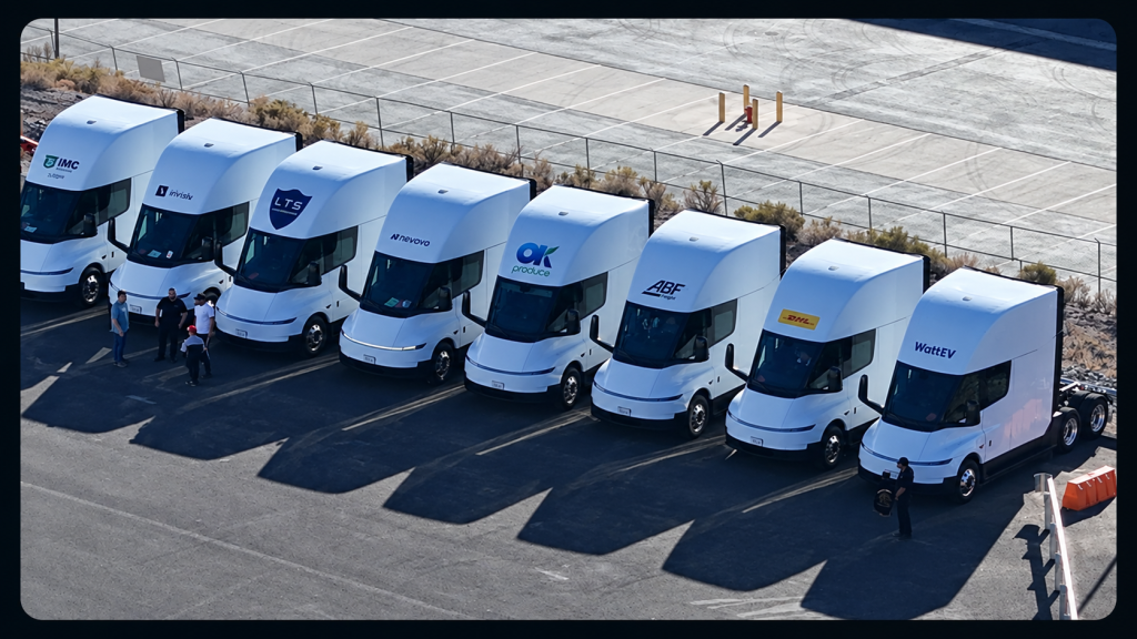 tesla semi customers