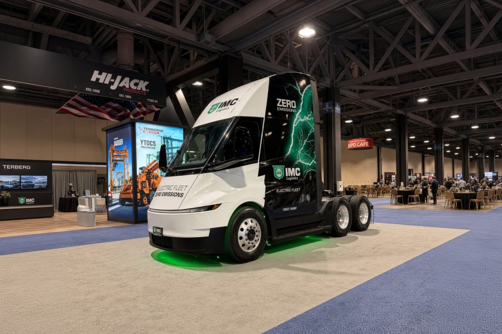 tesla semi imc logistics