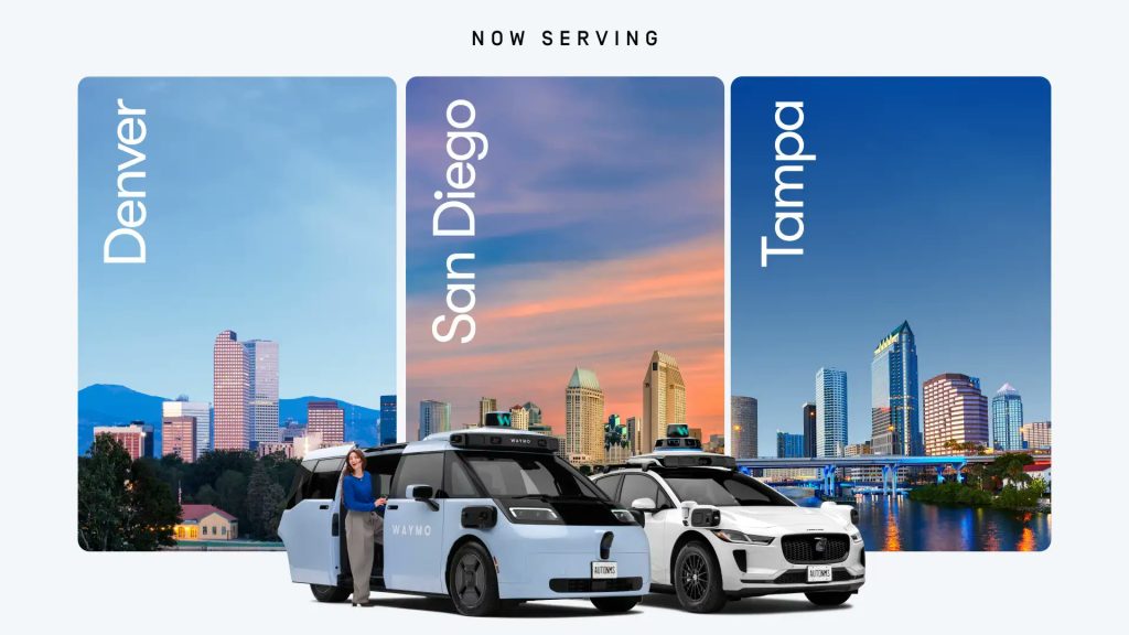 waymo denver san diego tampa