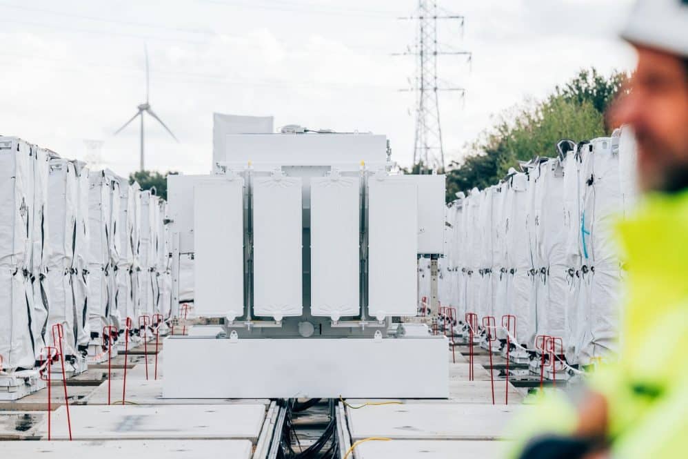 Tesla Megapack 2 in Belgium. Courtesy: Storm
