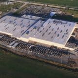 Aerial view of the Colossus data centre