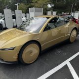 cybercab at supercharger