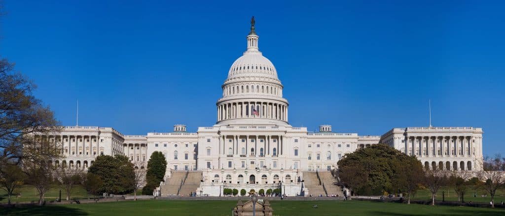 The US Capitol in Washington, where H.R. 10881 would double the federal EV tax credit