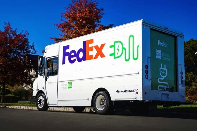 fedex harbinger trucks