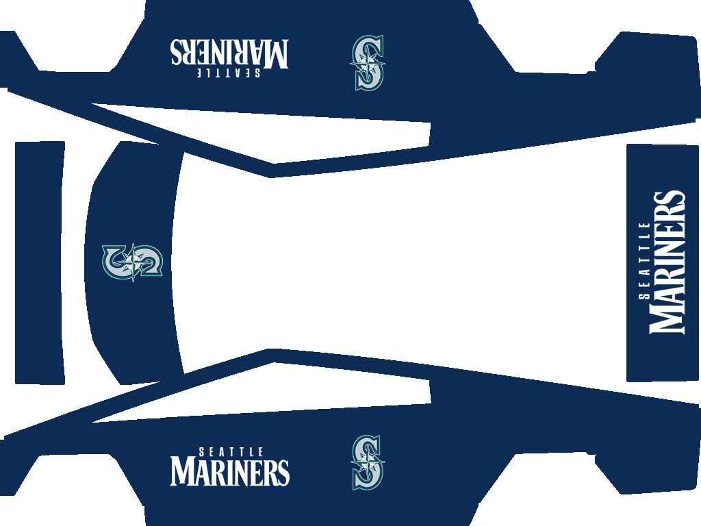 Seattle Mariners Paint Shop wrap