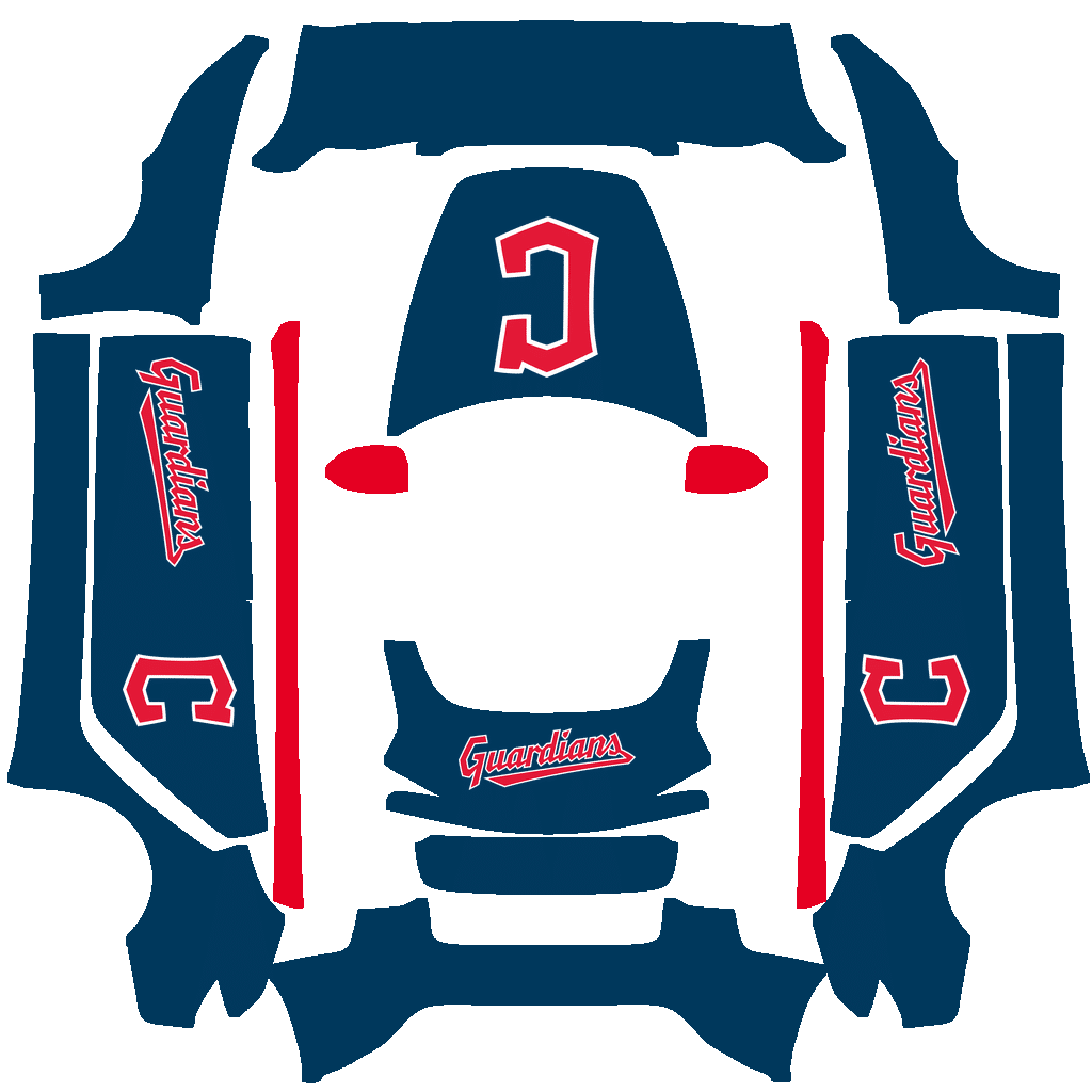 Cleveland Guardians Paint Shop wrap