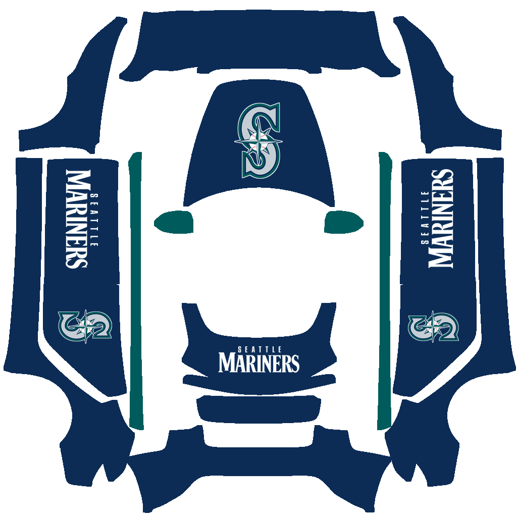 Seattle Mariners Paint Shop wrap