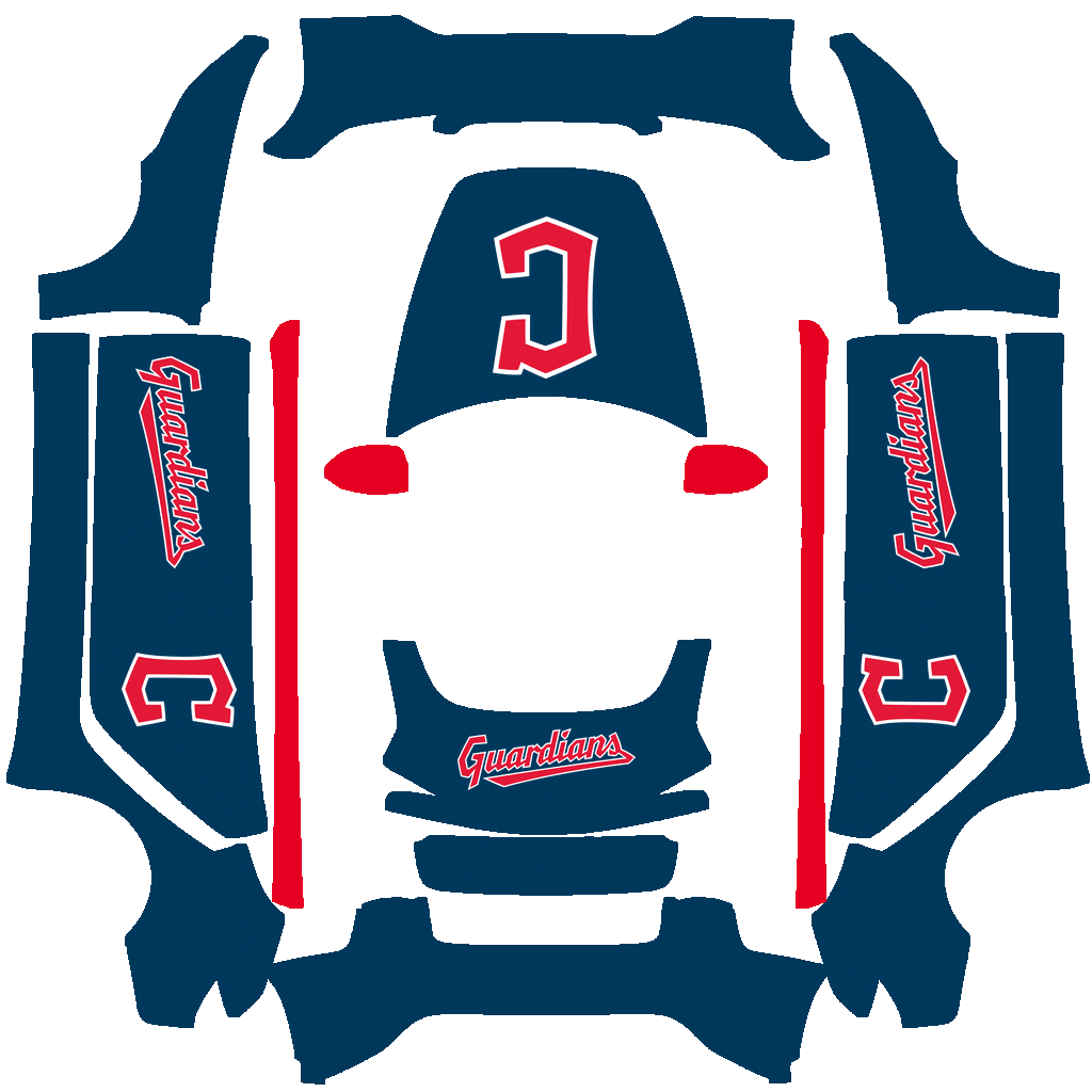 Cleveland Guardians Paint Shop wrap