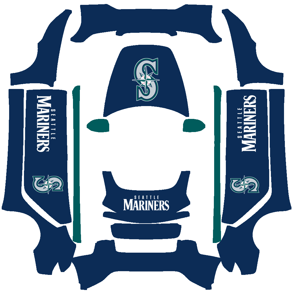 Seattle Mariners Paint Shop wrap