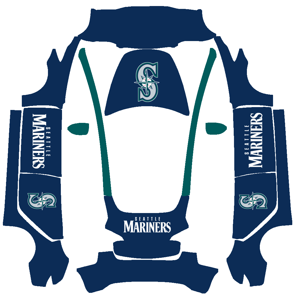 Seattle Mariners Paint Shop wrap