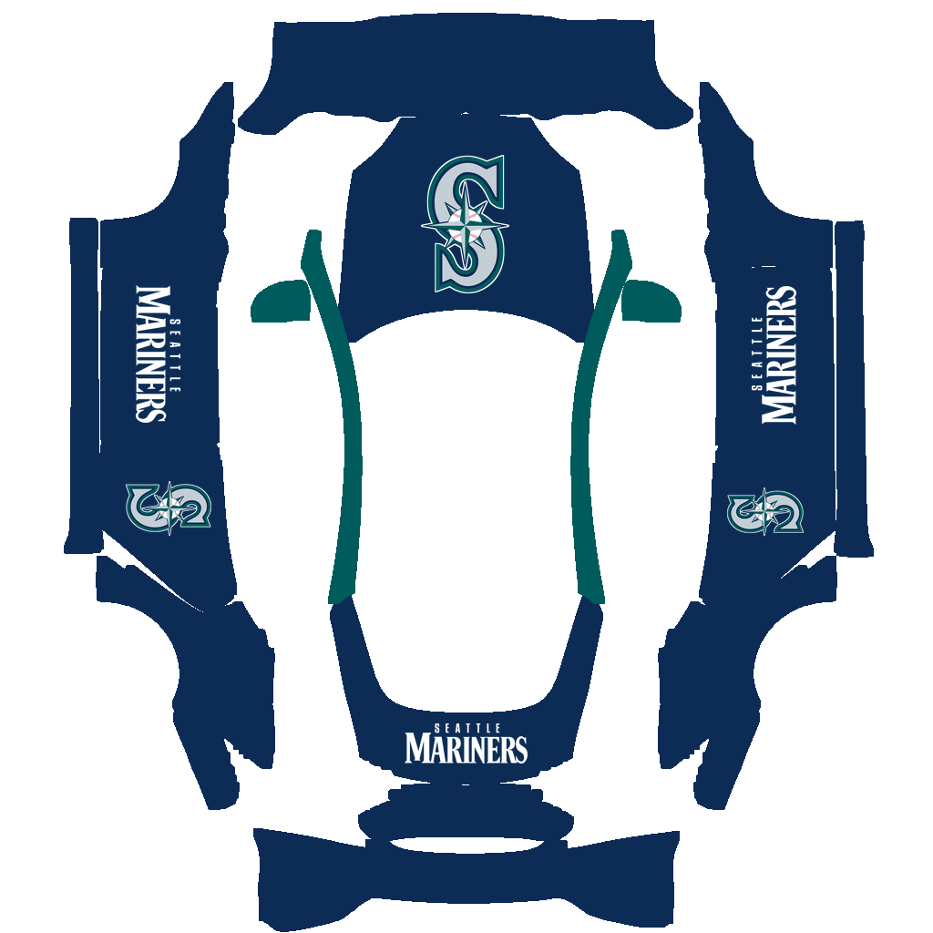 Seattle Mariners Paint Shop wrap