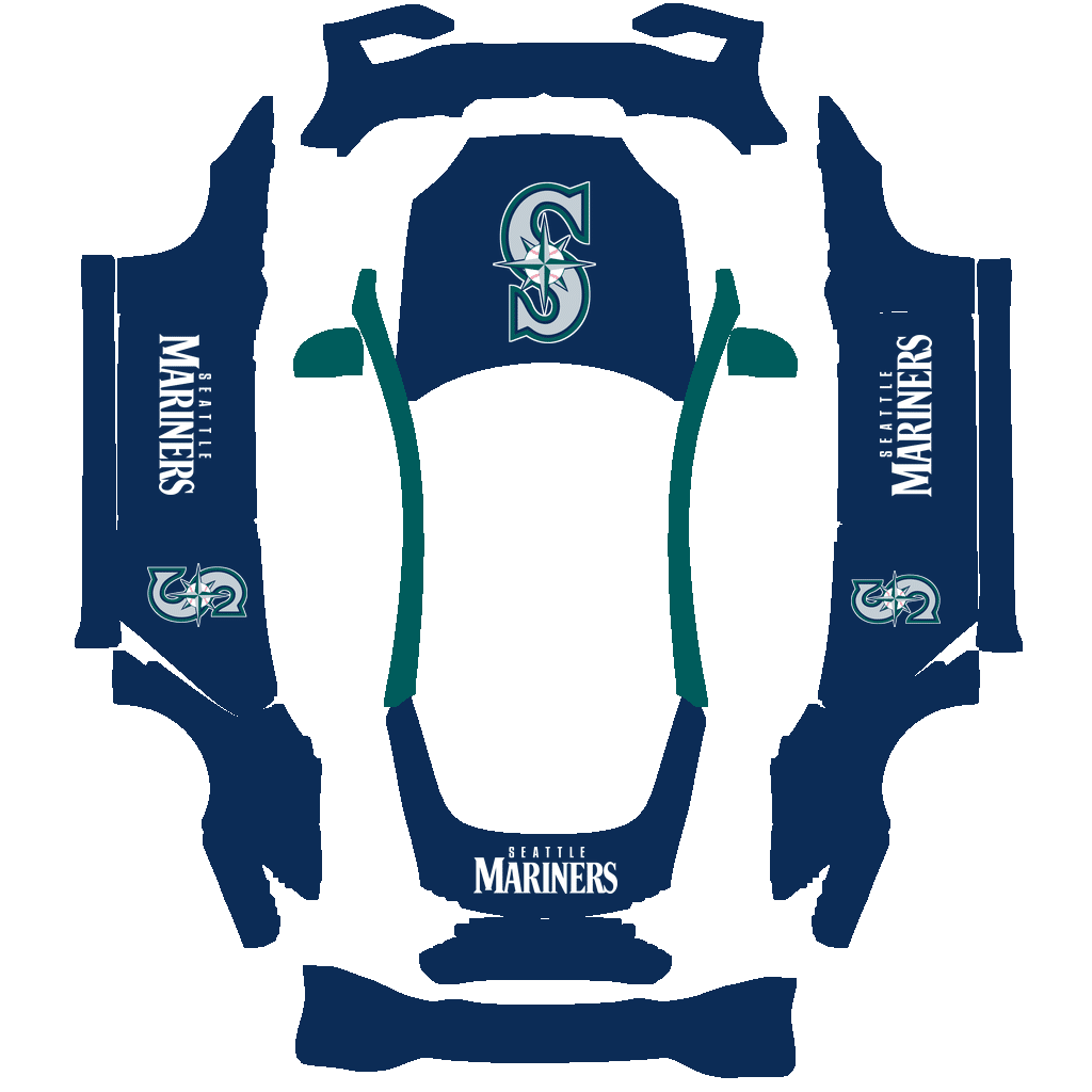Seattle Mariners Paint Shop wrap