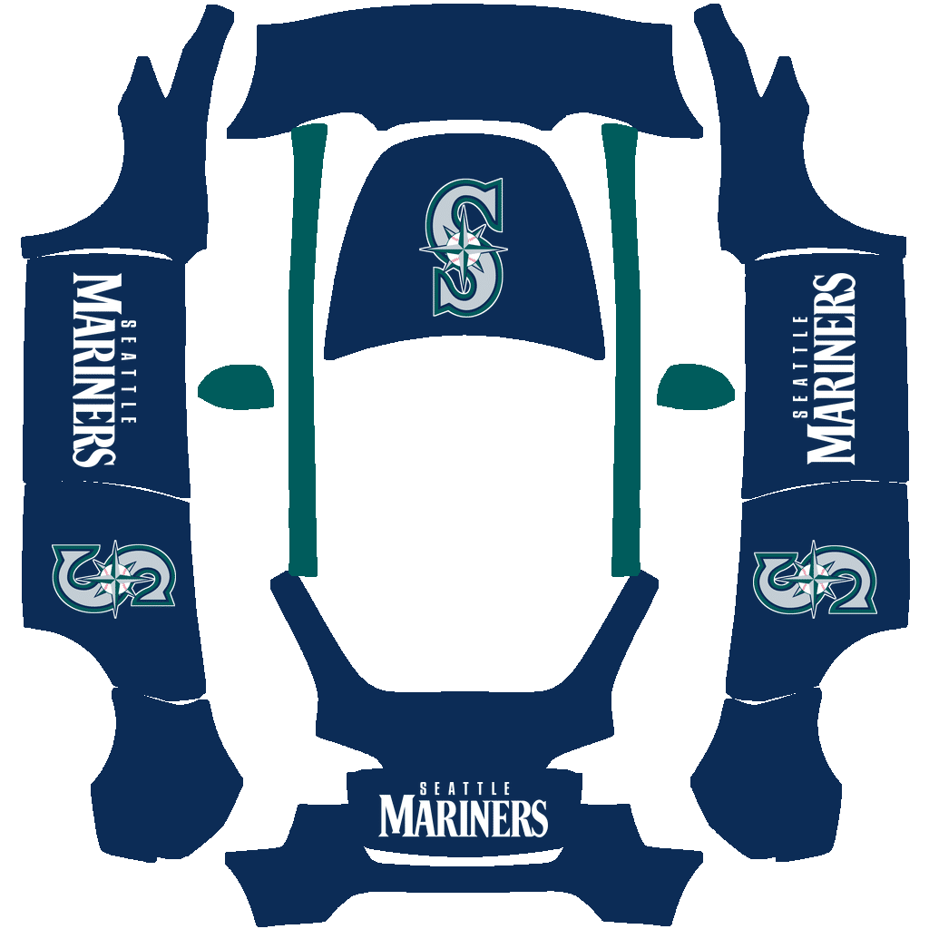 Seattle Mariners Paint Shop wrap