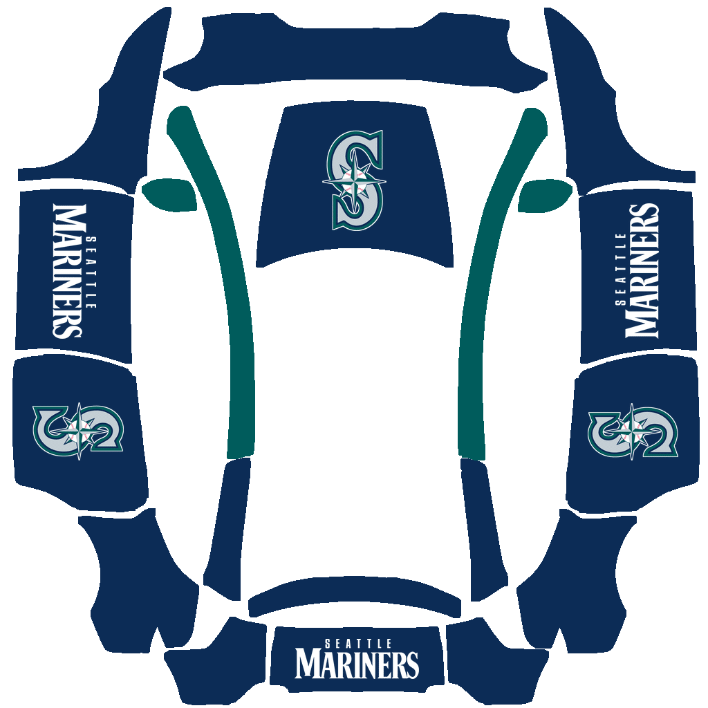 Seattle Mariners Paint Shop wrap