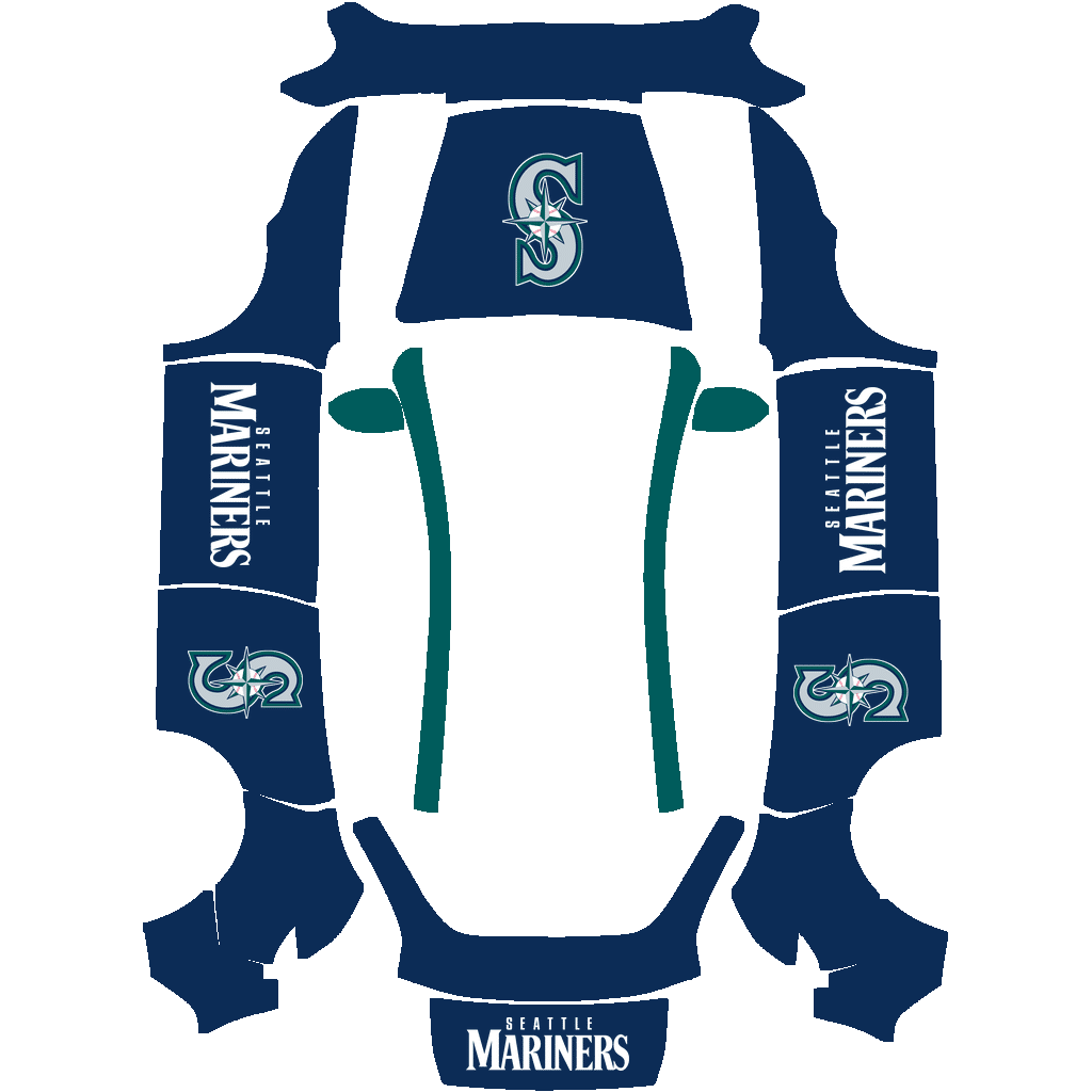 Seattle Mariners Paint Shop wrap
