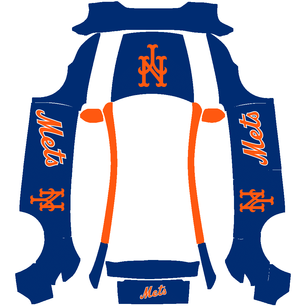 New York Mets Paint Shop wrap