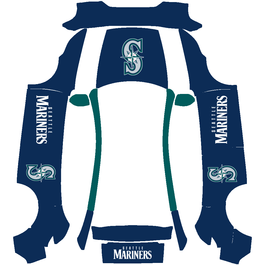 Seattle Mariners Paint Shop wrap