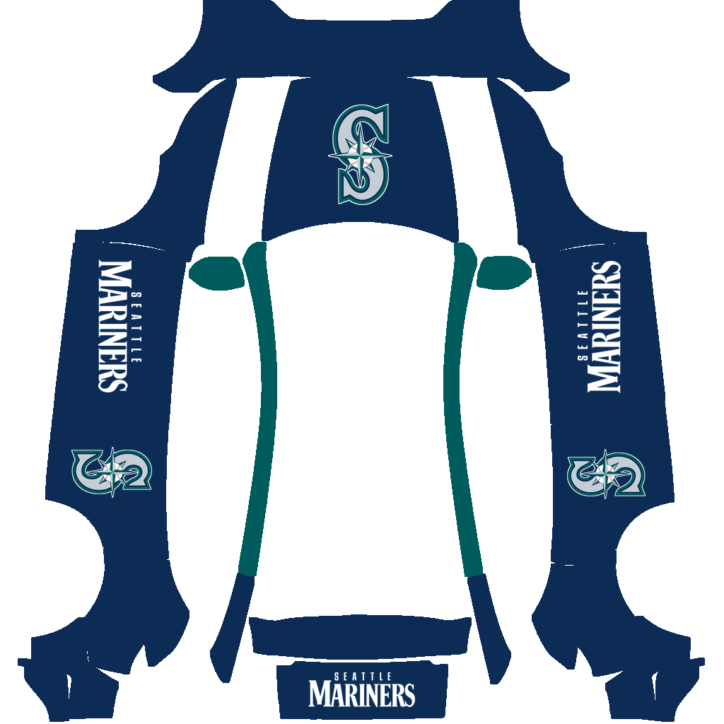 Seattle Mariners Paint Shop wrap