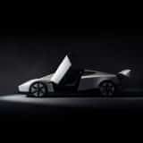 tesla roadster side view with doors open