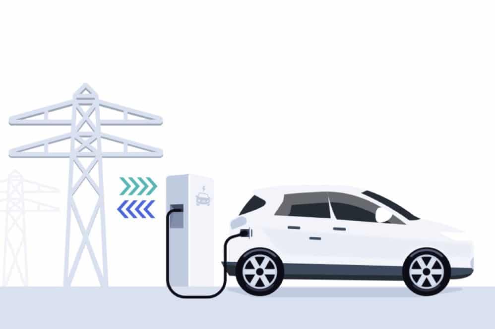 vehicle-to-grid v2g illustration